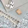 Turquoise Home Beach Towel XL Hammam Towel Sauna Towel Large