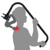 Massage Gun Holder Shoulder Neck Back Handheld Self Massage Gun