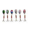 12Pcs Trout Lure Flashing Sequin Efficient Stainless Steel Bass Fishing