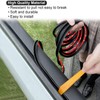 DOTAATDW Car Window Seal Strip 13.12 Ft Automotive Window Seal