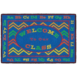 Flagship Carpets Childrens Multicolor Welcome Mat for Classroom or Kids Home School Room, Kids Room and Playroom or Entryway Rug, 2 'x 3', ABC