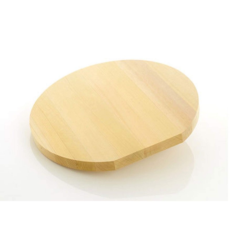 Umezawa 292407 Wooden Cutting Board, Aomori Hiba, Round, Small, Diameter
