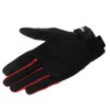 KOMINE Alessia GK-1683 Mesh Motorcycle Riding Gloves, Black/Red, L