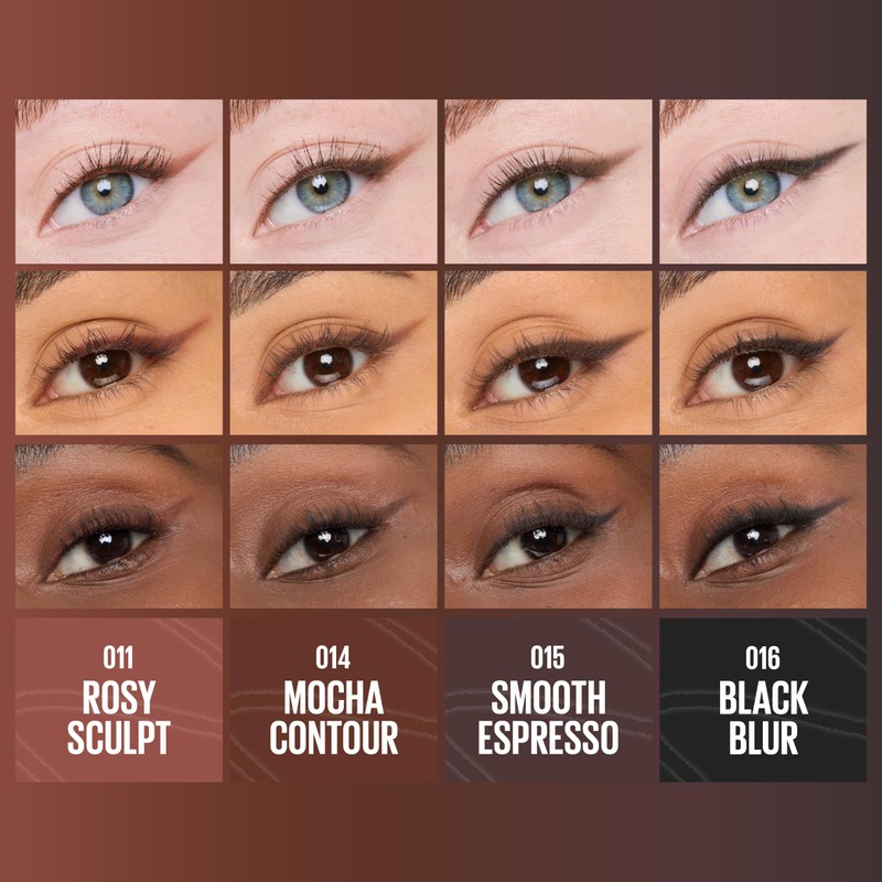 Maybelline New York Sculpting Stix 2-in-1 Eyeliner, Blendable Eyeliner for