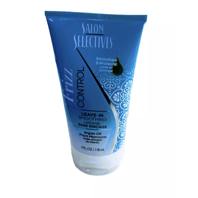 SALON SELECTIVES FRIZZ CONTROL Leave-In ARGAN OIL Smooth+Protect Hair-SHIP N