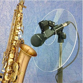 Soundback SOUND BACK Model 2 CLIP ON SAX Panel - acoustic monitor sound reflector