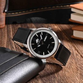 BISONSTRAP Leather bracelet, classic oil-waxed leather, watch strap for men and women, quick release, strap width 18 mm, 20 mm, 22 mm, Leather, No gemstone