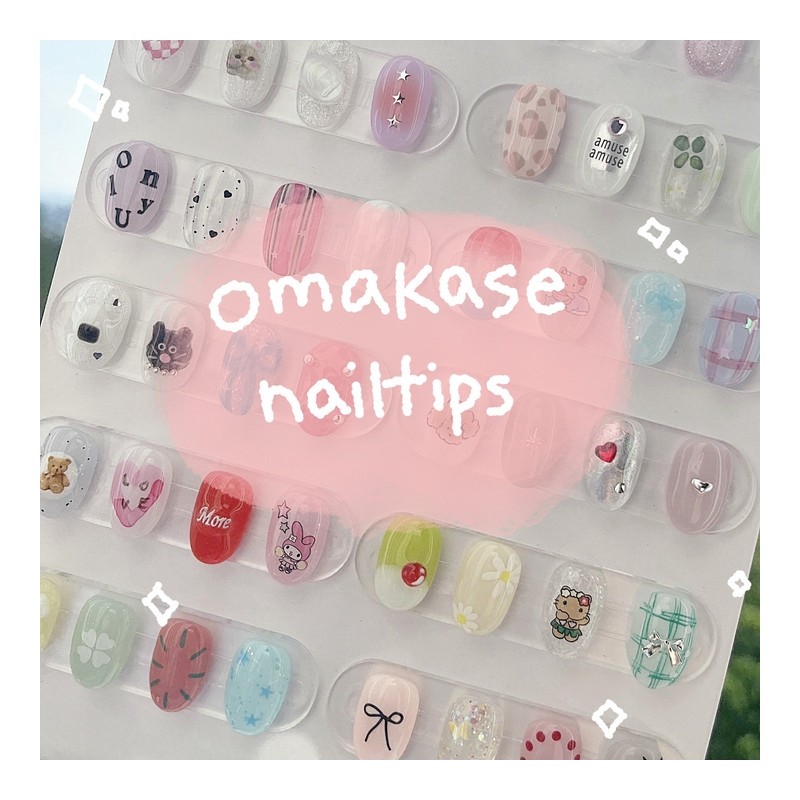 Omakase handmade nail tips of your choice ❤️ - Stiletto
