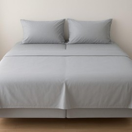 CHATEAU HOME COLLECTION 100% Organic Cotton Sheets - 300 Thread Count Soft Sateen Weave, Cooling Breathable Bed Sheets, Deep Pocket Cotton Sheet Set