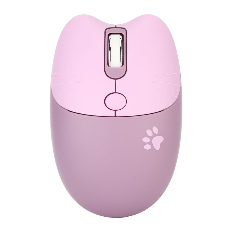 2.4G Cat Wireless Mouse Mute USB Receiver Cute Portable 3