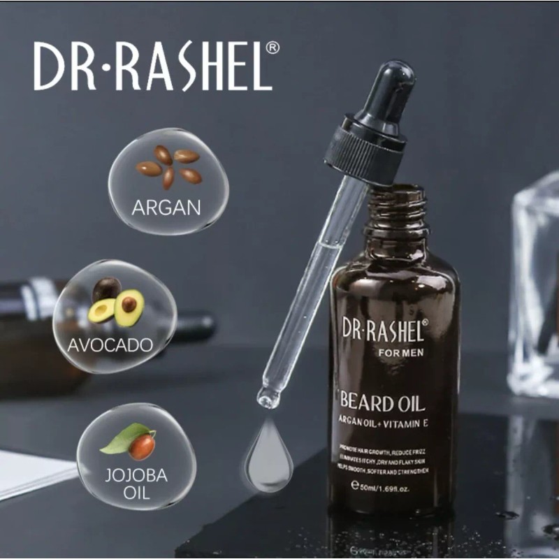 Dr. Rashel Beard Growth Serum - Argan Ginseng Vitamin E