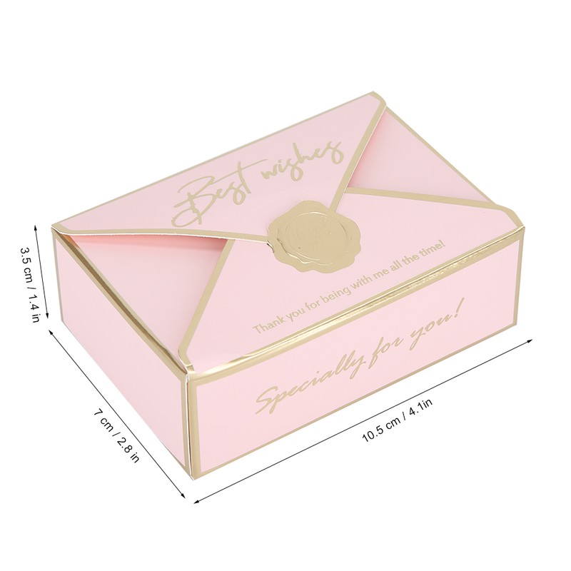 50Pcs Unique Envelope Shape Paper Candy Box Candy Holder Wedding