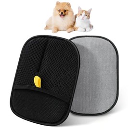 2 PCS Pet Massage Tools/Double Sided Gloves,Reusable Brush Roller & Pet Hair Remover Gloves,Anti Static Bristle Brush for Pet Grooming in Everyday Use