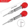 Saipor 2pcs 5 Inch Automatic Center Punch Adjustable Spring Loaded