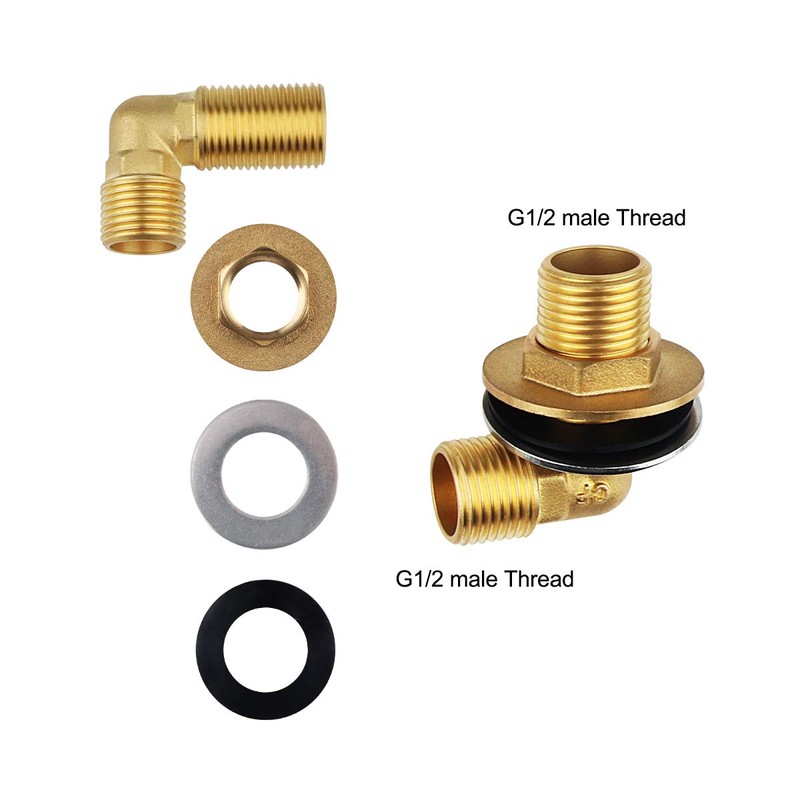 COOLWEST Wall Mounting Installation Kit for Commercial Wall Mount Faucet,