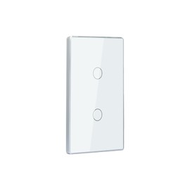 LOUYSGEN Smart Switch Aluminum Frame,Need Neutral Wire,White 1 Button