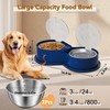 Newget Stainless Steel Dog Bowl Set with Lids, 304 Metal