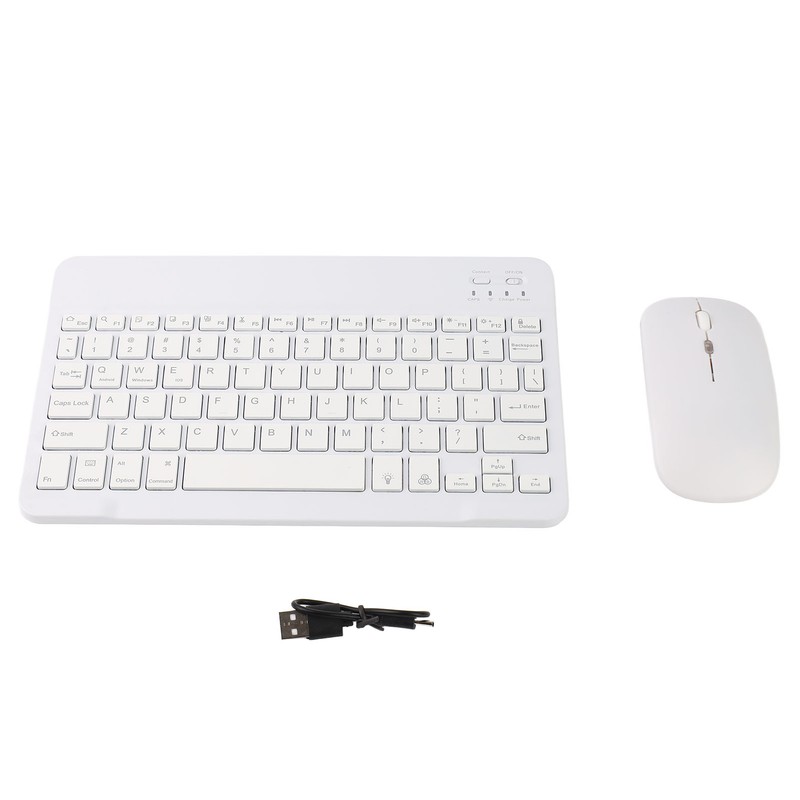 Bluetooth Keyboard Mouse Thin Lightweight Keyboard Mouse Combo with Backlit