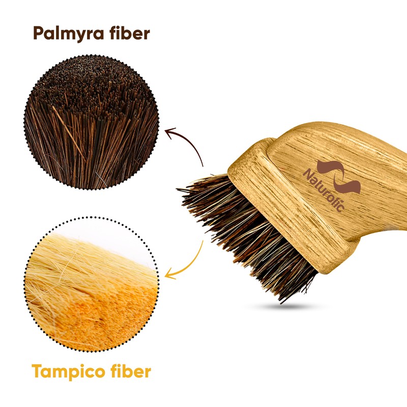 All-Natural Grout Brush Set | Wooden Cleaning Brush for Tile
