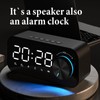 Digital Radio Alarm Clock Bluetooth Speaker Clock with Time and