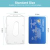 Vicloon ID Card Holder, Pack of 2 Transparent Card Holders