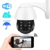 1080P Waterproof Wireless 6 lights IR PTZ Speed Dome Outdoor