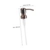 SAFIGLE Stainless Steel Lotion Pump Head Replacement Convenient Soap Dispenser