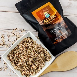Allpa Organic Peruvian Tri-Color Quinoa 1 lb | High-Protein, High-Fiber, Versatile Rice Substitute | Add Color to Your Healthy Meals