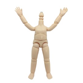 Obitsu Doll 4.3 in (11cm) Obitsu Body Whitey Soft Vinyl Action Figure Body