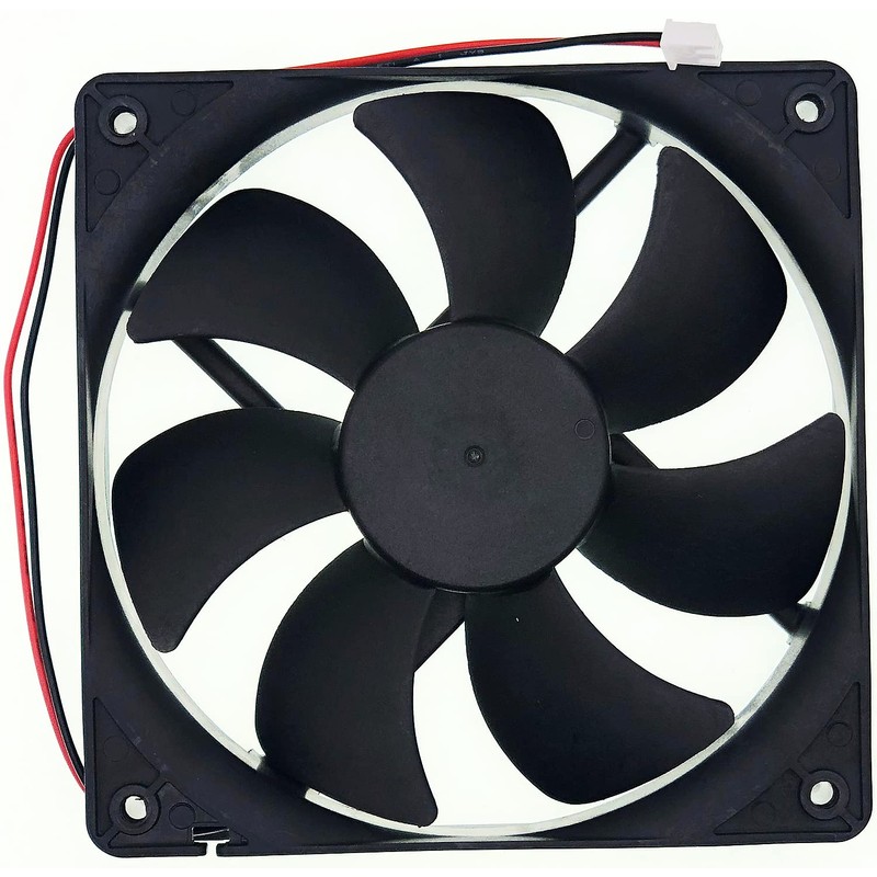 PY-1225H12S Fan 12025 DC12V 0.35A 120×120mm×25mm 2-Wire Cooling Fan