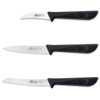 Sanelli Set 3 Coltelli Frutta e verdura: Spelucchino multiuso cm.11-Pomodoro