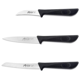 Sanelli Set 3 Coltelli Frutta e verdura: Spelucchino multiuso cm.11-Pomodoro cm.12-Verdura cm.7