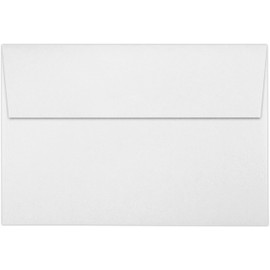 LUXPaper A8 Invitation Envelopes | 5 1/2" x 8 1/8" | Bright White | 70lb. Text | 50 Qty