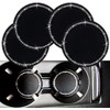 4 PCS Bling Car Cup Coaster, 2.75 Inch Anti Slip