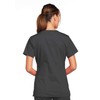 Cherokee Women's Workwear Core Stretch V-Neck Scrubs Shirt, Pewter, Medium