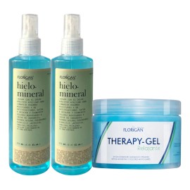 2 Fluido Hielo Mineral Y 1 Therapy Gel Relajante Florigan®