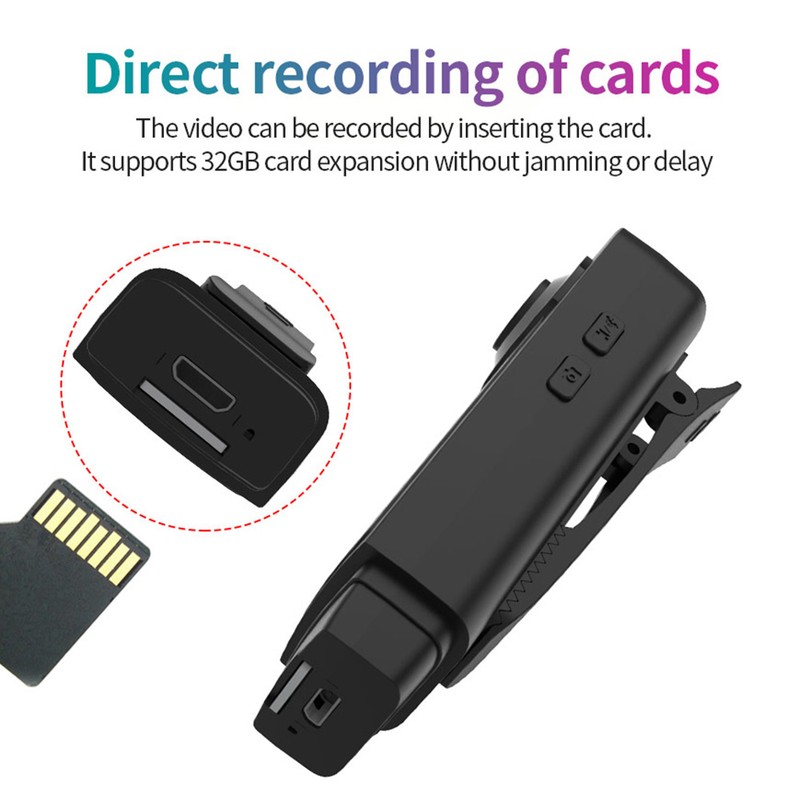 HD 1080P Potable Recorder Camera Night Vision Motion Detection Mini