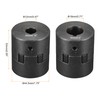 sourcing map Flexible Coupling Shaft 12 mm to 18 mm