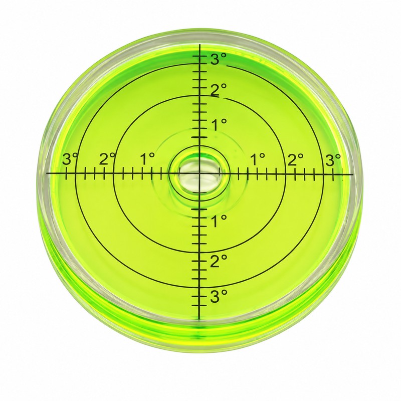 Round Bubble Level Tool – Compact Circular Spirit Level Gauge