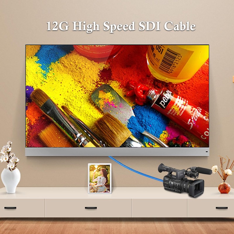 XRDS -RF 12G SDI Cable 3FT, SDI Video Cables 3G/6G/12G
