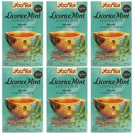(6 PACK) - Yogi Tea - Licorice Mint | 17 Bag | 6 PACK BUNDLE
