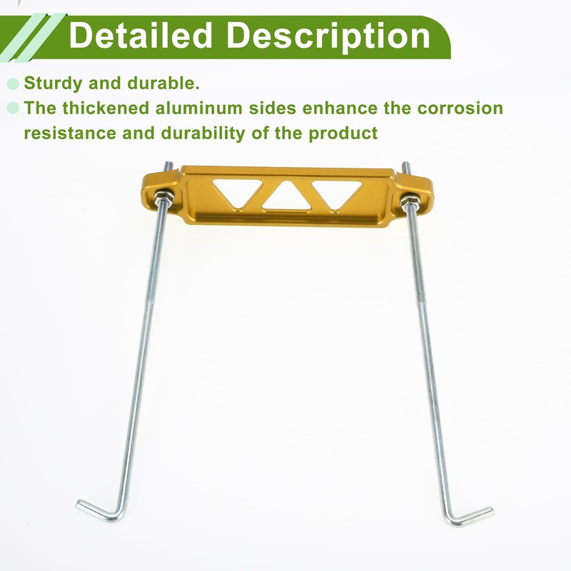 HOPESPANNER Universal Car Battery Tie Down Bracket Hold Lock Battery