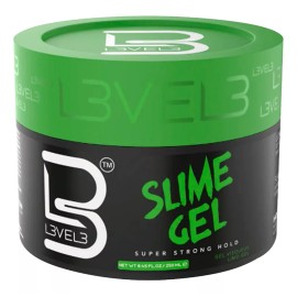 L3vel3 Gel Fijador Para Cabello Level 3 Slime Fuerza Y Brillo 250ml