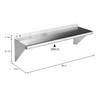 ROCKPOINT Stainless Steel Shelf 12 x 30 Inches 280lb, 2