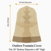 Outdoor Water Fountain Cover Waterproof Heavy Duty Cover for Winter