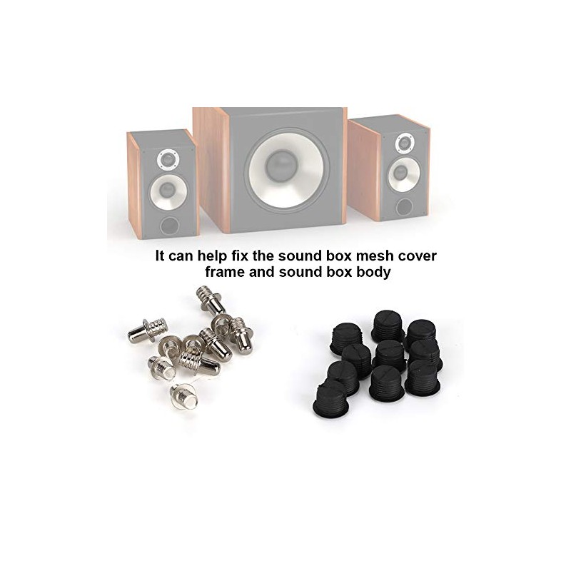10 Pairs Snap Fastener Metal Speaker Grill Guides Speaker Fixing