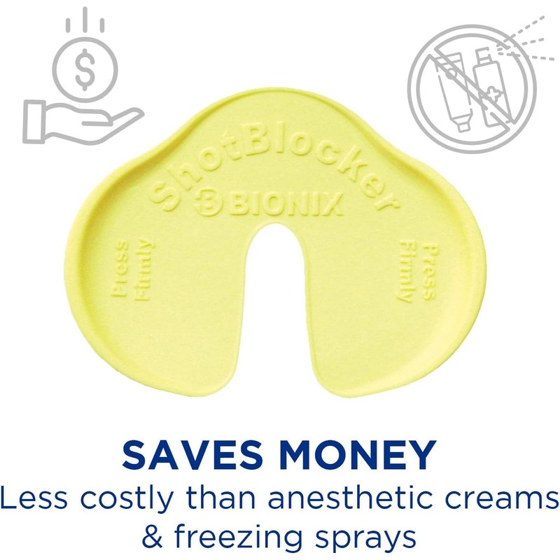 Bionix - ShotBlocker, Eases Discomfort from Immunizations & Injections, Great