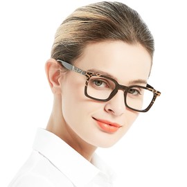 OCCI CHIARI Stylish Reading Glasses 3.5x Women's Readers Comfort Eyewear(1.0 1.25 1.5 1.75 2.0 2.25 2.5 2.75 3.0 3.5 4.0 5.0 6.0)