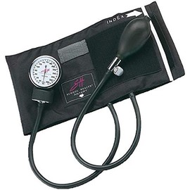 School Health Latex-Free Professional Sphygmomanometer with Large Adult Cuff