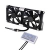 Uueego 5.5"(140mm) 12V RV Ventilation Cooling Fan for Fridge Vent